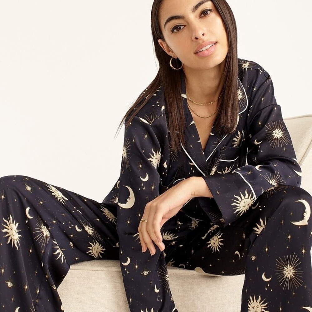 J. Crew size small celestial silky pjs